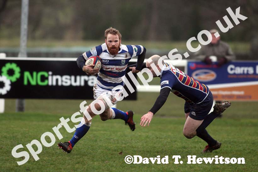 Can't stop Tynedale's Hamish Smales scoring a try against Old Albanians. Photo: David T. Hewitson/Sports for All Pics